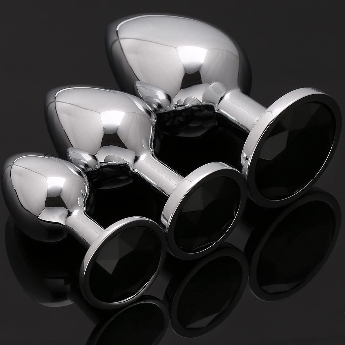 Akstore Adult Anal Sex Toys Luxury Jewelry Design Fetish customization from designs Anal Butt Plug Black manufacturer