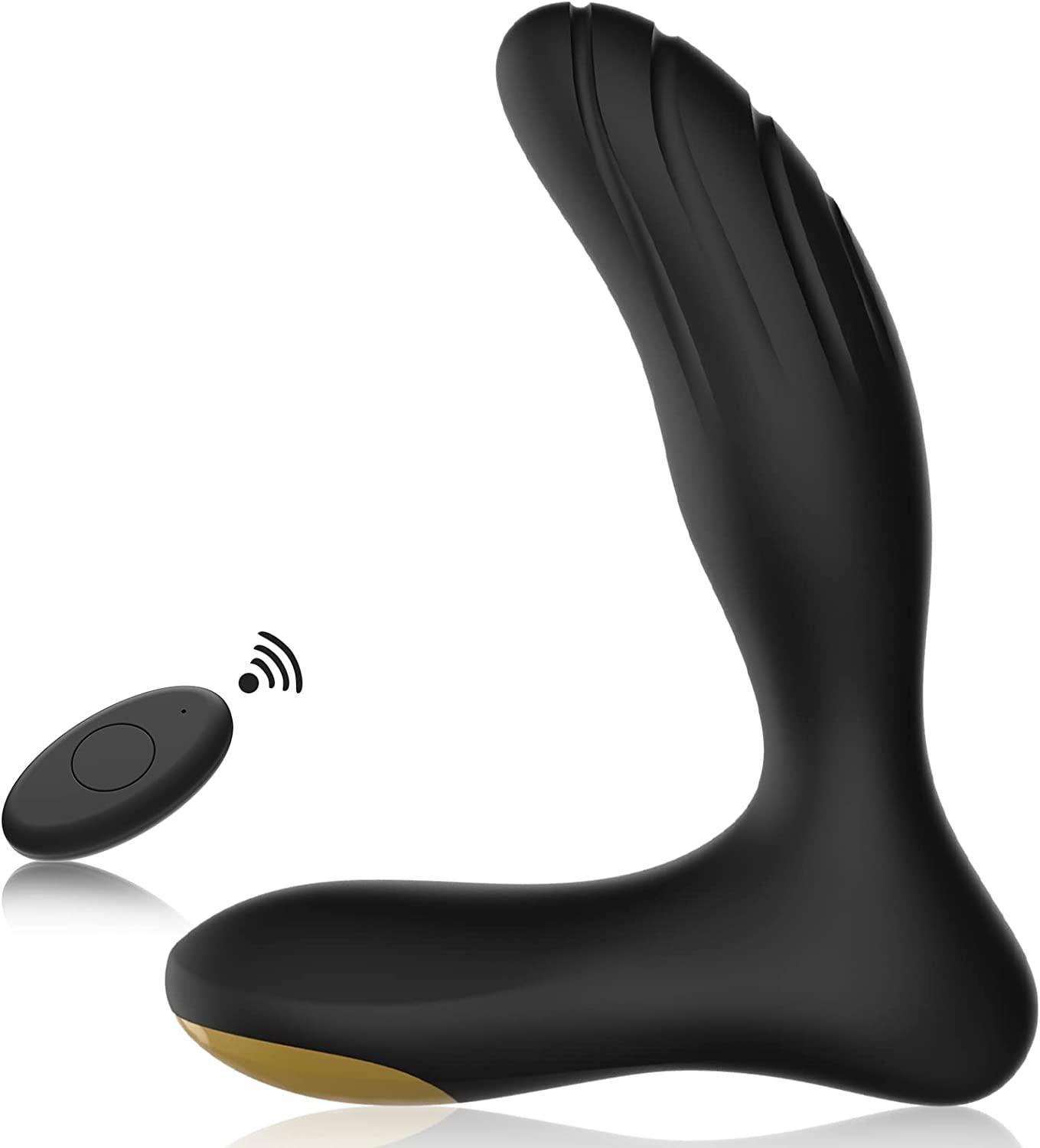 UNVOMI/PALOQUETH Waterproof Vibrating Prostate Massager for Beginners Personal wholesale Anal Toy P Spot Vibrator with Remote Control made in China