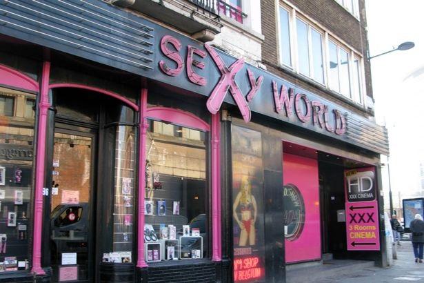Sex toy shop in Brussels