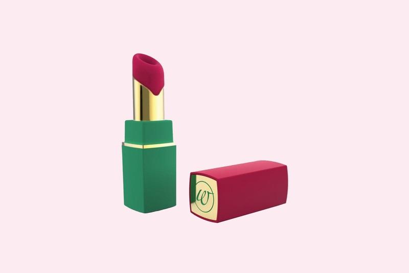 Travel mini lipstick vibrator