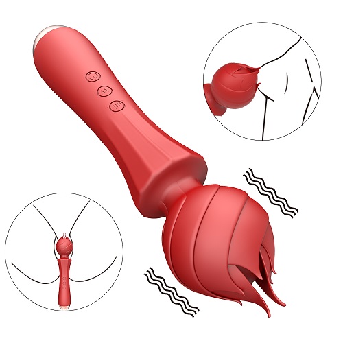 new 20 vibration modes full body nipple penis g tongue vibrator female sex toy